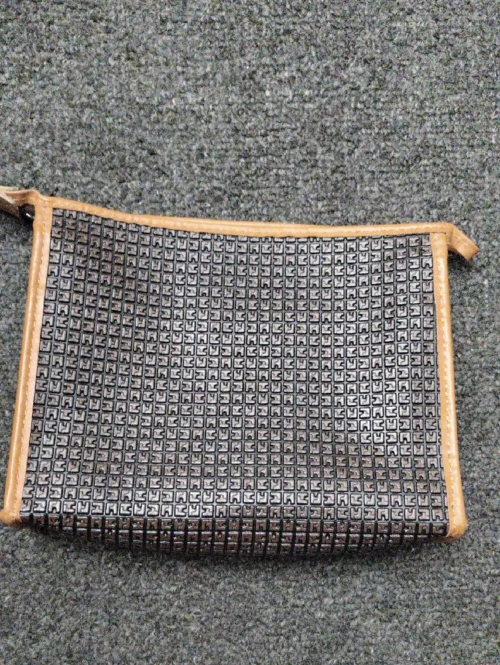 Ted Lapidus Black Patterned Clutch
